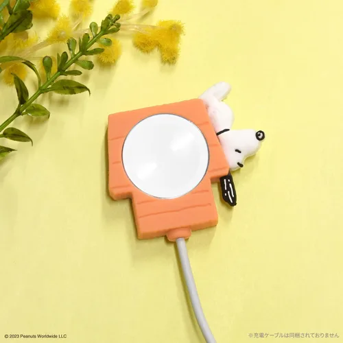Miniatura 5 de Gourmandies SNG-787B Peanuts Snoopy Apple Watch Cable de carga original compatible con cubierta de silicona para perro