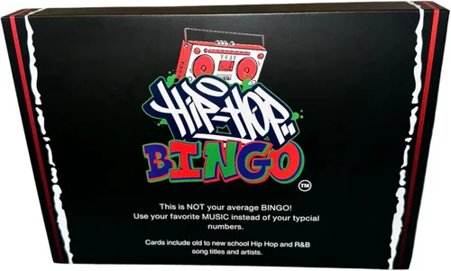 Hip Hop, juego de bingo de música R&B, juegos de cartas para adultos, juegos familiares, tableros de bingo, diversión para la familia, diversión