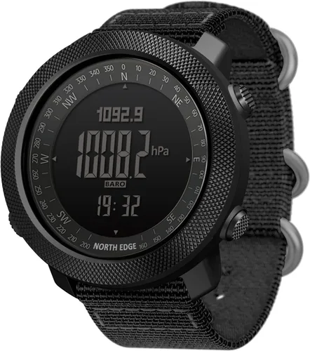 Miniatura 7 de Relojes tácticos para hombres, digitales de supervivencia al aire libre, militar, rock, sólidos, con banda duradera, rastreador de pasos, podómetro