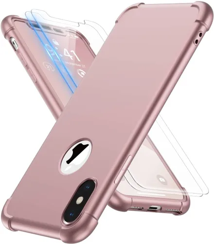 Miniatura 9 de ORETECH Funda para iPhone XR, con [2 x Protectores de Pantalla] [Prueba de Caídas de Grado Militar de 10 Pies] [Protección de Cámara] 360° A Prueba