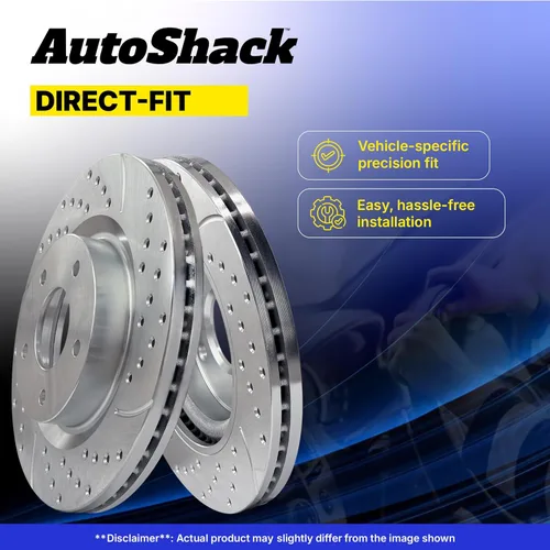 Miniatura 5 de AutoShack Rotores de freno delantero para Chevrolet, Cruze 2011-2019 Sonic 2012-2020 Bolt EV 2017-2023, FWD L4 1.4L 1.6L 1.8L - Revestimiento