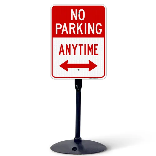 Miniatura 10 de SIGO SIGNS señal con la leyenda "No Parking Anytime", grande 10 x 14 pulgadas, de aluminio, para uso interior o exterior