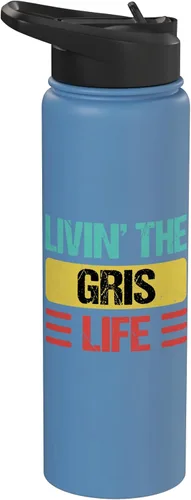Miniatura 11 de Gris Name Stainless Steel Insulated Water Bottle Black