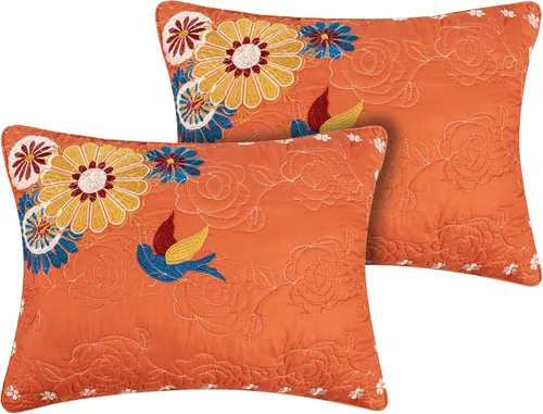 Miniatura 3 de Greenland Home Barefoot Bungalow Topanga - Funda de almohada, tamaño King, color naranja