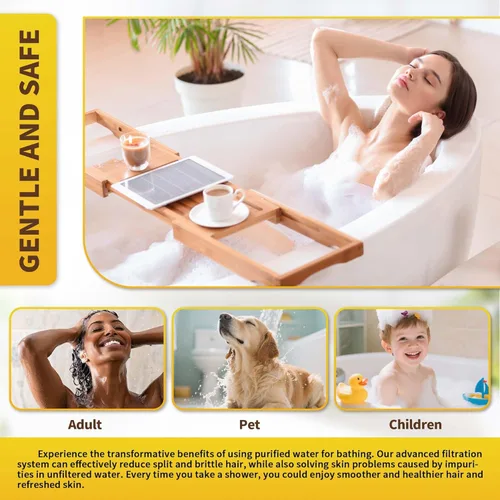 Miniatura 7 de Filtro de ducha de repuesto compatible con filtro Afina para ducha y filtro de ducha, para agua dura, elimina cloro y otras impurezas, paquete de 1