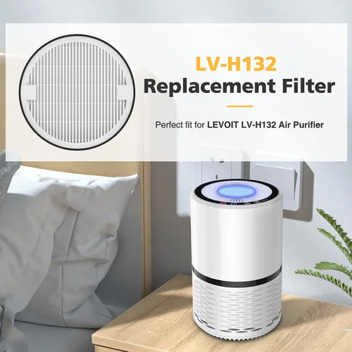 Miniatura 2 de Filtro de reemplazo LV-H-132 Compatible con el purificador de aire LEVOIT LV-H-132 Filtro de reemplazo, Parte # LV-H-132-RF, paquete de 3