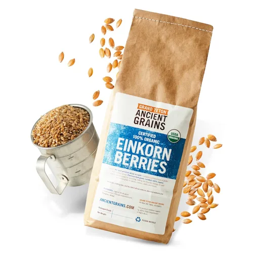 Miniatura 10 de Grand Teton Ancient Grains - Bayas de Einkorn 100% orgánicas, Farro Piccolo de grado alimenticio de primera calidad, para moler en harina, hornear