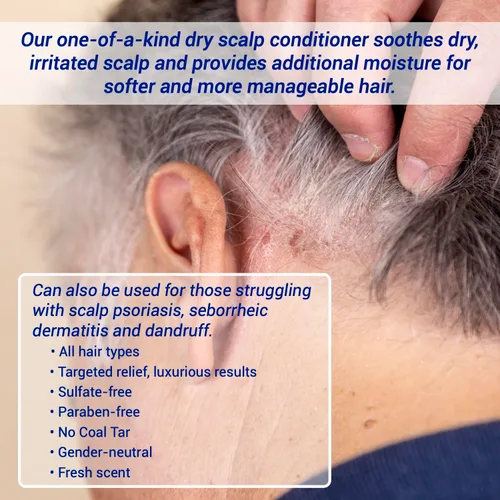 Miniatura 6 de TriDerma Dry Scalp Control - Acondicionador hidratante profundo para el cabello, tratamiento de calidad de salón de belleza, ácido salicílico