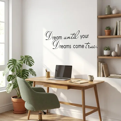 Miniatura 5 de Texto Dream until your dreams come true, negro, DG-DR-577