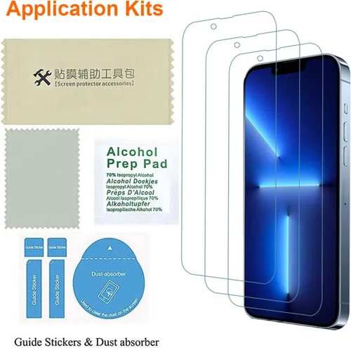 Miniatura 4 de Protector de pantalla para iPhone 13 Pro Max, protector de pantalla para iPhone 14 Plus, protector de pantalla anti luz azul, compatible con iPhone