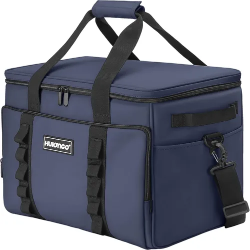 Miniatura 10 de Bolsa térmica con aislamiento suave, plegable, enfriadores de viaje grandes, enfriadores de lados suaves, hieleras a prueba de fugas, impermeable