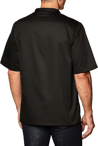 Miniatura 5 de Chef Code Abrigo de chef clásico unisex de manga corta para hombre