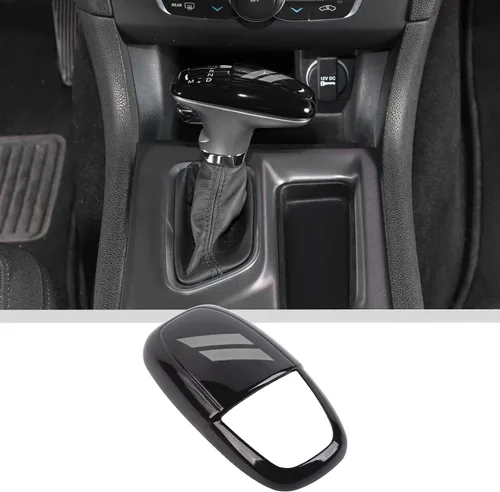 Miniatura 8 de JWWY Pomos de palanca de cambios para Dodge Challenger Charger 2015-2025+ Durango 2018-2023, accesorios interiores, fibra de carbono azul