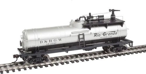 Miniatura 2 de Walthers Trainline HO Scale Model - Coche de extinción de incendios listo para funcionar Denver y Rio Grande Western #Ax 2946 (plata, negro)