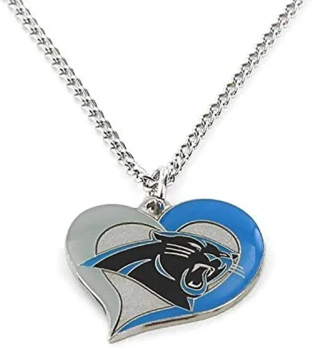 Miniatura 20 de Collar con colgante de corazón en espiral de la NFL - Joyería de regalo para mamá, esposa, hermana, hija, mejor amiga - Regalo ideal