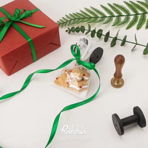 Miniatura 383 de Ribbli - Cinta de satén de doble cara dorada, 1/2 pulgada x 25 yardas, uso para ramo de lazos de manualidades, envoltura de regalos, decoración