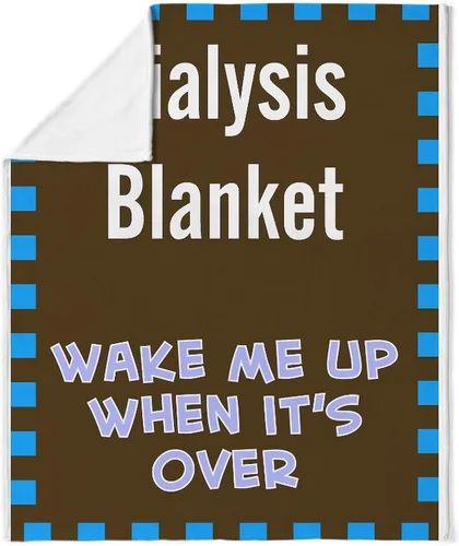 Miniatura 3 de CafePress Manta de diálisis 1 manta de forro polar súper suave, 60 x 50 pulgadas