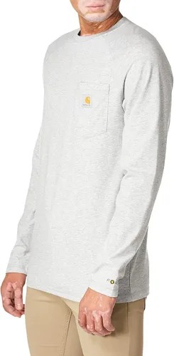 Miniatura 3 de Carhartt Mens Force Cotton Delmont Long-Sleeve T-Shirt Regular and Big Tall Sizes