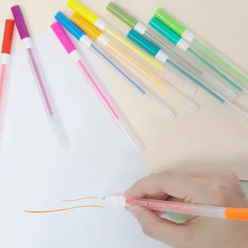 Miniatura 7 de BAZIC 12 Bolígrafo de gel de color fluorescente Collorelli