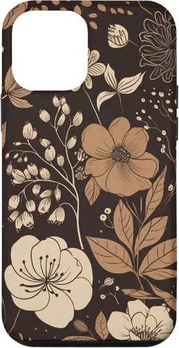 Miniatura 16 de Hazelnut Brown Wildflower Floral Flower Design Case for iPhone 17