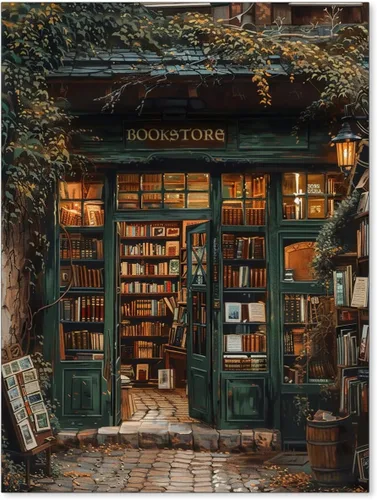 Miniatura 12 de Haitunone Arte de Pared de Lectura Femenina Victoriana Academia Oscura Libros Melancólicos Póster Pintura al Óleo Antigua Impresiones en Lienzo