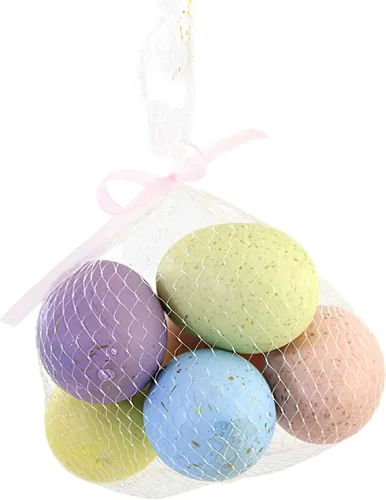Miniatura 2 de Bethany Lowe Designs LC1529 - Huevos de arcoíris pastel grandes, juego de 6