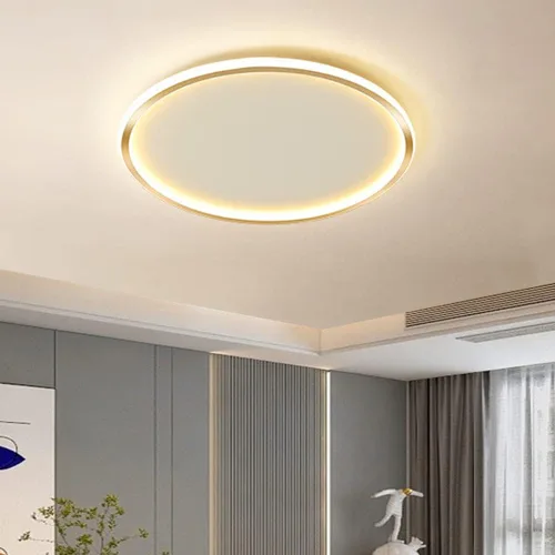 Miniatura 17 de Lámpara de techo LED regulable de montaje empotrado, lámpara de techo empotrada redonda moderna de 12 pulgadas con ajuste de aplicación, lámpara