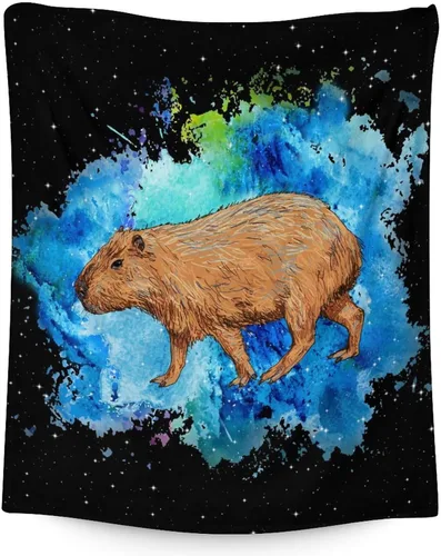 Miniatura 17 de Mantas temáticas de animales para niños, tamaño regazo de 30 x 40 pulgadas, manta de felpa suave y peluda para regalo, mantas negras para cama, sofá