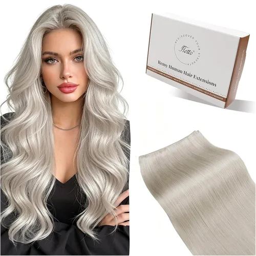 Miniatura 14 de Hetto - Extensiones de cabello humano real para coser, color negro azabache, #1, 12 pulgadas, 2.47 onzas Adhesivo suave, fuerte, uso diario