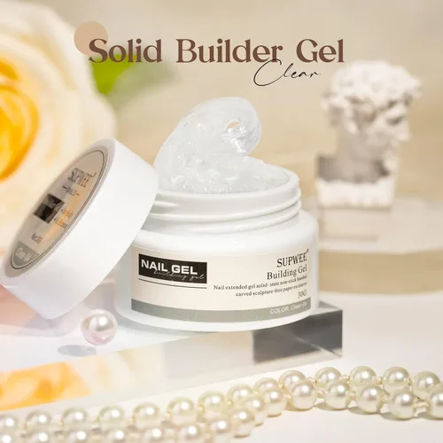 Miniatura 8 de Gel de uñas 3D de 1.06 oz (30 g), gel de escultura 3D para arte de uñas, extensión de gel sólido transparente, antiadherente, gel duro para esculpir