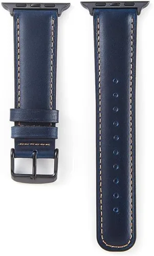 Miniatura 2 de Compatible con Apple Watch Band de 1.929 in, 1.772 in, 1.732 in, 1.654 in, 1.614 in, 1.575 in, 1.496 in, correa de cuero genuino para iWatch Ultra