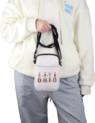 Miniatura 6 de G2TUP Divertido regalo para turistas de Ohio State Bolso cruzado Columbus Zoo Tarvel Bag Perfecto para los nativos de Ohio