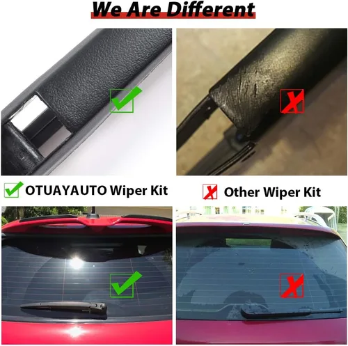 Miniatura 5 de Reemplazo para vehículos Jeep Grand Cherokee 2011 2012 2013 - Juego de limpiaparabrisas trasero con brazo y hoja - OTUAYAUTO OEM de fábrica
