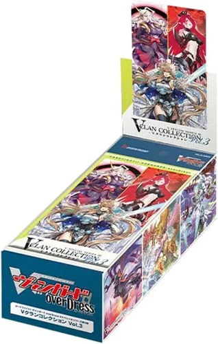 Cardfight Vanguard VGE-D-VS03-EN Overdress-V Special Series-V Clan Collection Vol.3 Pantalla de 12 paquetes de refuerzo, multicolor