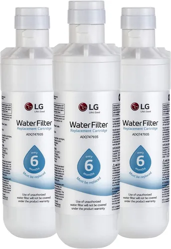 Miniatura 12 de LG LT1000P - Filtro de agua para refrigerador de repuesto de capacidad de 6 meses/200 galones (NSF42, NSF53 y NSF401) ADQ74793501, ADQ75795105
