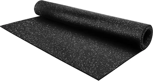 Miniatura 20 de Rollo de piso de goma resistente de 1/4" de espesor de Floor Inc Tapetes de piso de goma reciclada flexibles para gimnasio en casa Tapete