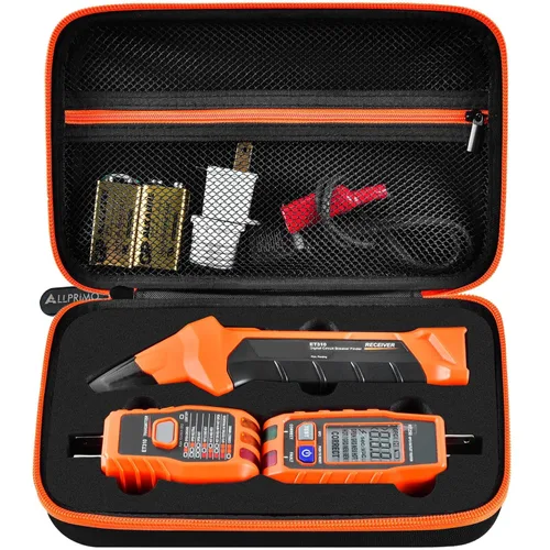 Estuche de almacenamiento para buscador de disyuntores Klein, kit de reparación de salida y probador GFCI, solo caja