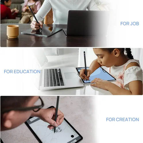 Miniatura 6 de Lápiz óptico para pantallas táctiles, lápiz activo, bolígrafos digitales inteligentes, estilista de punta fina, compatible con iPhone, iPad Pro Air
