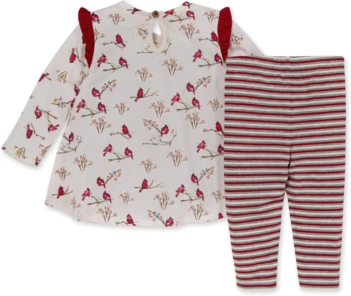 Miniatura 22 de Burt's Bees Baby Conjunto de camiseta y pantalón para bebé, túnica y leggings, 100% algodón orgánico