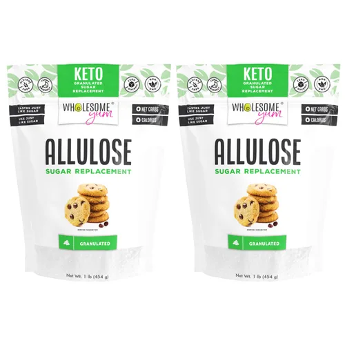 Miniatura 6 de Wholesome Yum Edulcorante de alulosa – Sustituto natural del azúcar granulado – Keto, sin OMG, cero carbohidratos, cero calorías, sin azúcar, sin