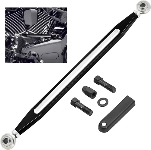 Miniatura 10 de Amazicha Enlace de Palanca de Cambios de Engranaje Negro Compatible con Harley Touring Electra Street Glide 1980 en adelante
