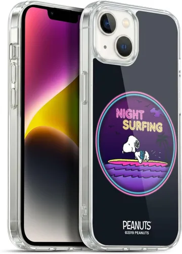 Miniatura 192 de Head Case Designs Peanuts Tropical Surf Snoopy Aloha Disco Gel Funda con licencia oficial [protección de grado militar] compatible con Apple iPhone