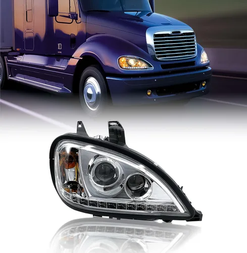 Miniatura 11 de Torque Faro delantero de repuesto para lado del conductor izquierdo para camiones semi Freightliner Columbia 1996-2017, aprobado por DOT SAE, faro