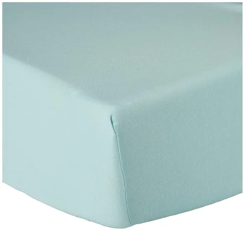 Miniatura 26 de HonestBaby Funda para cambiador de algodón orgánico unisex para bebé y pijamas para niños pequeños, azul claro (algodón terry), paquete de 1 unidad