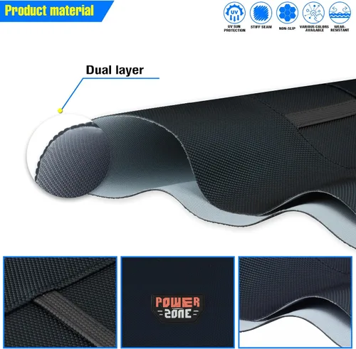 Miniatura 6 de Funda universal para asiento de motocicleta, agarre de goma antideslizante a rayas, costura suave para CRF WR WRF RMZ YZF SXF EXC EXC XC SX CR KLX