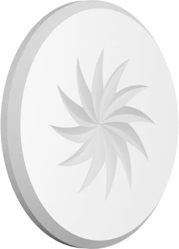 Miniatura 6 de Ekena Millwork ROSP050X050X050GRY13 Roseta estándar con borde biselado, 5 pulgadas de ancho x 5 pulgadas de alto x 1/2 pulgadas de alto, PVC