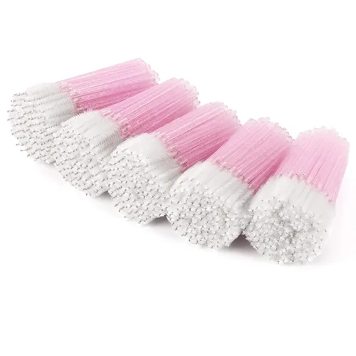 Miniatura 9 de Tbestmax 500 Varitas de Rímel Desechables Cepillo de Pestañas Spoolies para Ceja Extensión de Pestañas de Ojo, Kits de Aplicadores de Brochas de 5