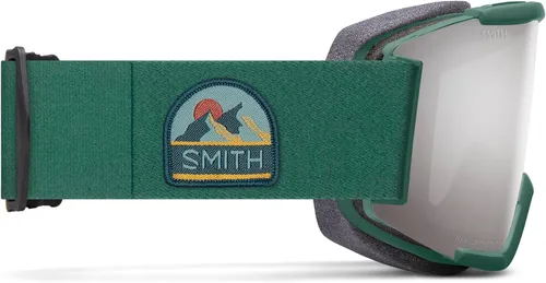 Miniatura 4 de Smith Optics Squad - Gafas de esquí y snowboard para invierno Alpine Green Vista Chromapop Sun Espejo Platinum