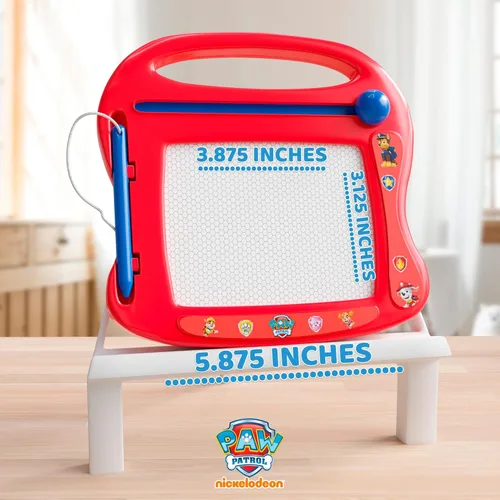 Miniatura 2 de Lollipop PAW Patrol Tablero magnético de dibujo para viajes para niños o niñas, Tablero de dibujo para llevar.. Rojo