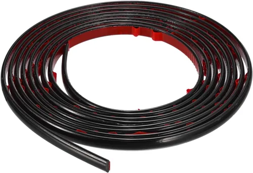 Miniatura 13 de uxcell Moldura flexible autoadhesiva, marco metálico de 8 pies x 0.31 pulgadas, para despegar y pegar, moldura de metal de PVC para pared